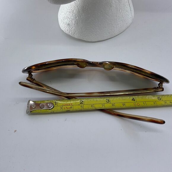 GH JAPAN 55 mm LENS BROWN TORTOISE MIRROR Aviator SUNGLASSES - Picture 5 of 14